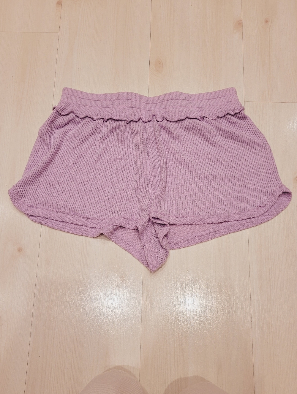 UO Out From Under Knit Shorts Lavender Lilac Purple Lounge Wear